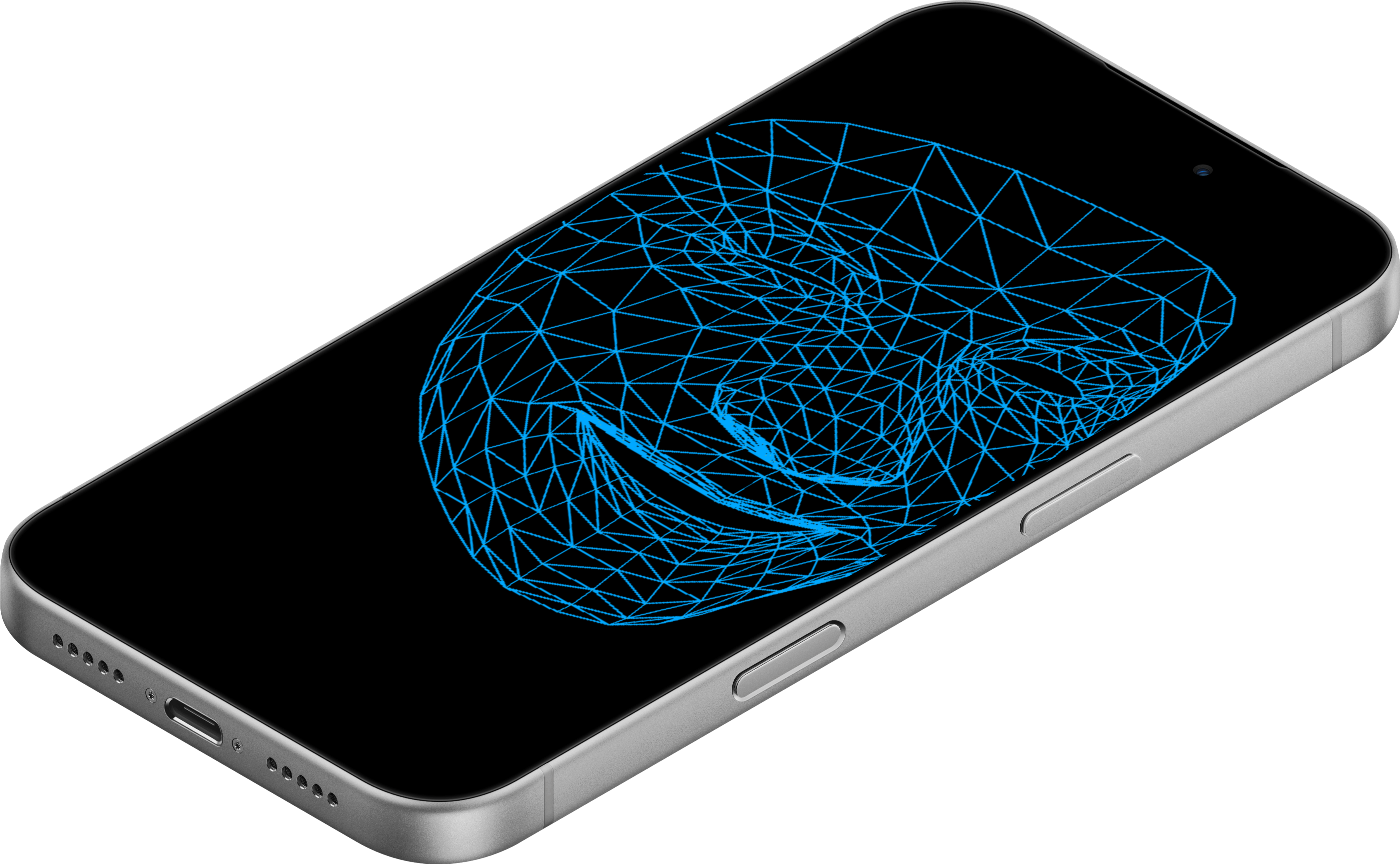 Face mesh created with ShaderPad’s face plugin